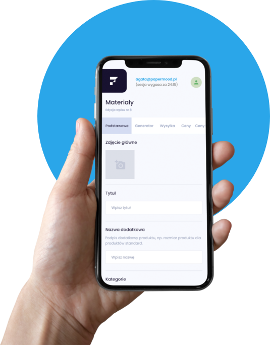 Responsywny panel administracyjny