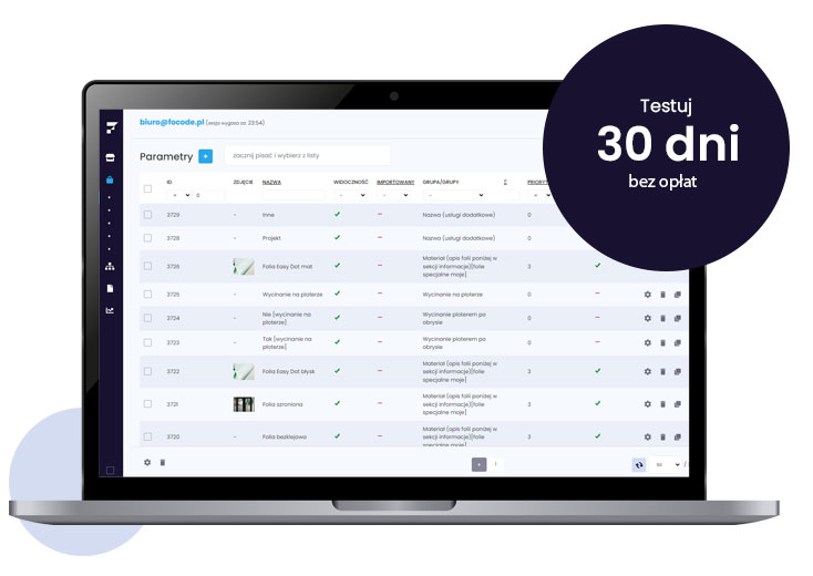 Testuj system dla drukarni przez 30 dni za darmo